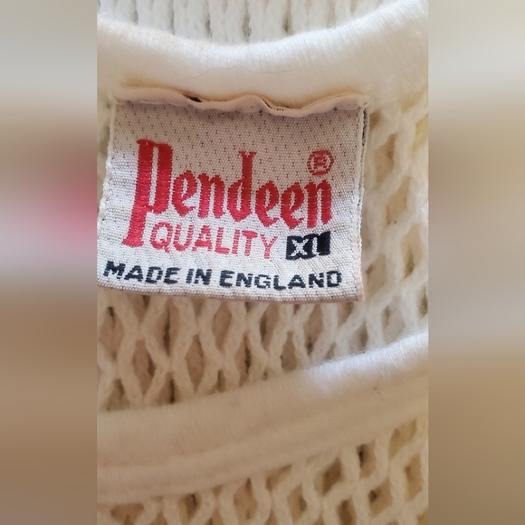 💚5/$25 Pendeed White Mesh Open Weave Cotton Knit Tank Top Mini Dress Dancewear - Picture 8 of 8